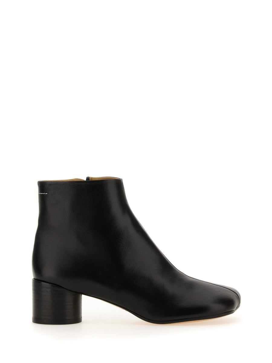 MM6 MAISON MARGIELA Stylish Leather Ankle Boots for Women