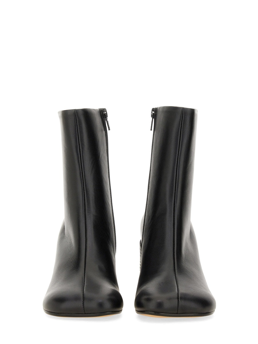 MM6 MAISON MARGIELA Leather Ankle Boots for Women