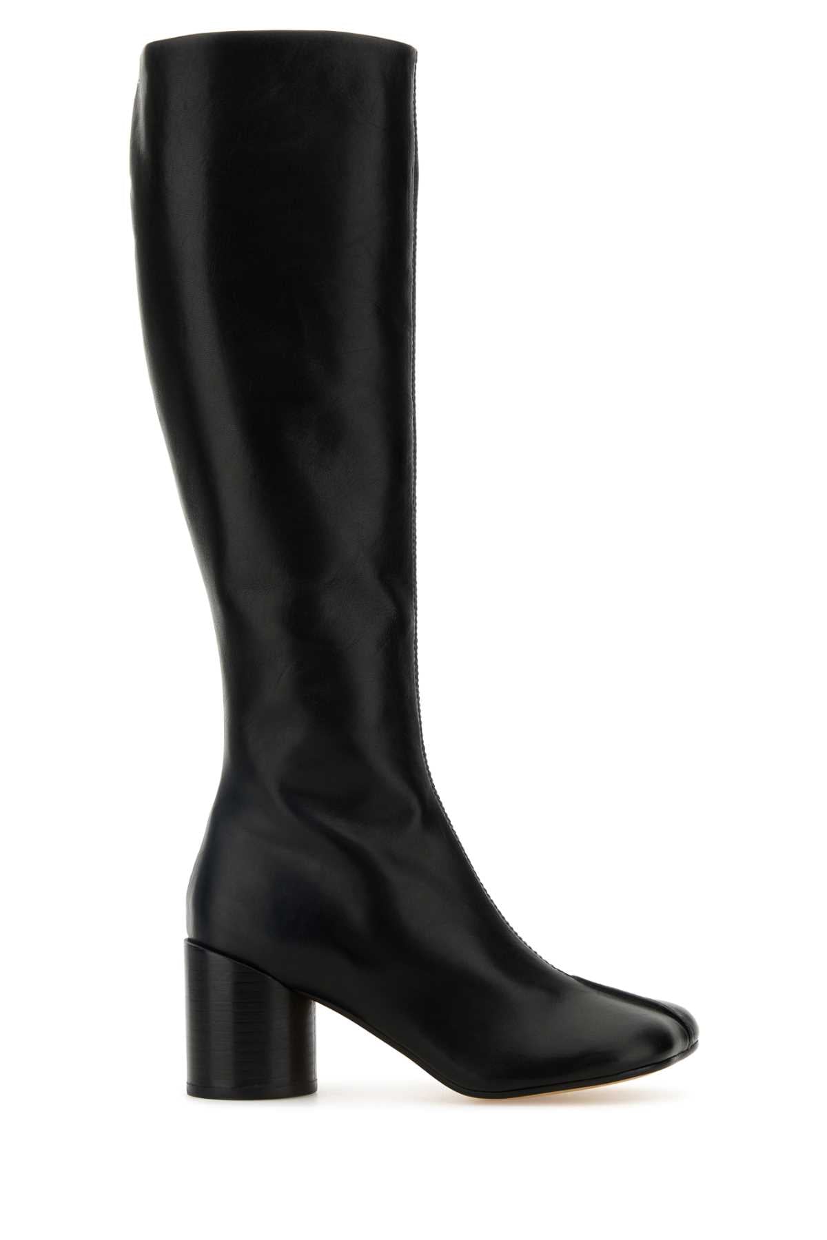 MM6 MAISON MARGIELA Elegant Leather Ankle Boots for Women