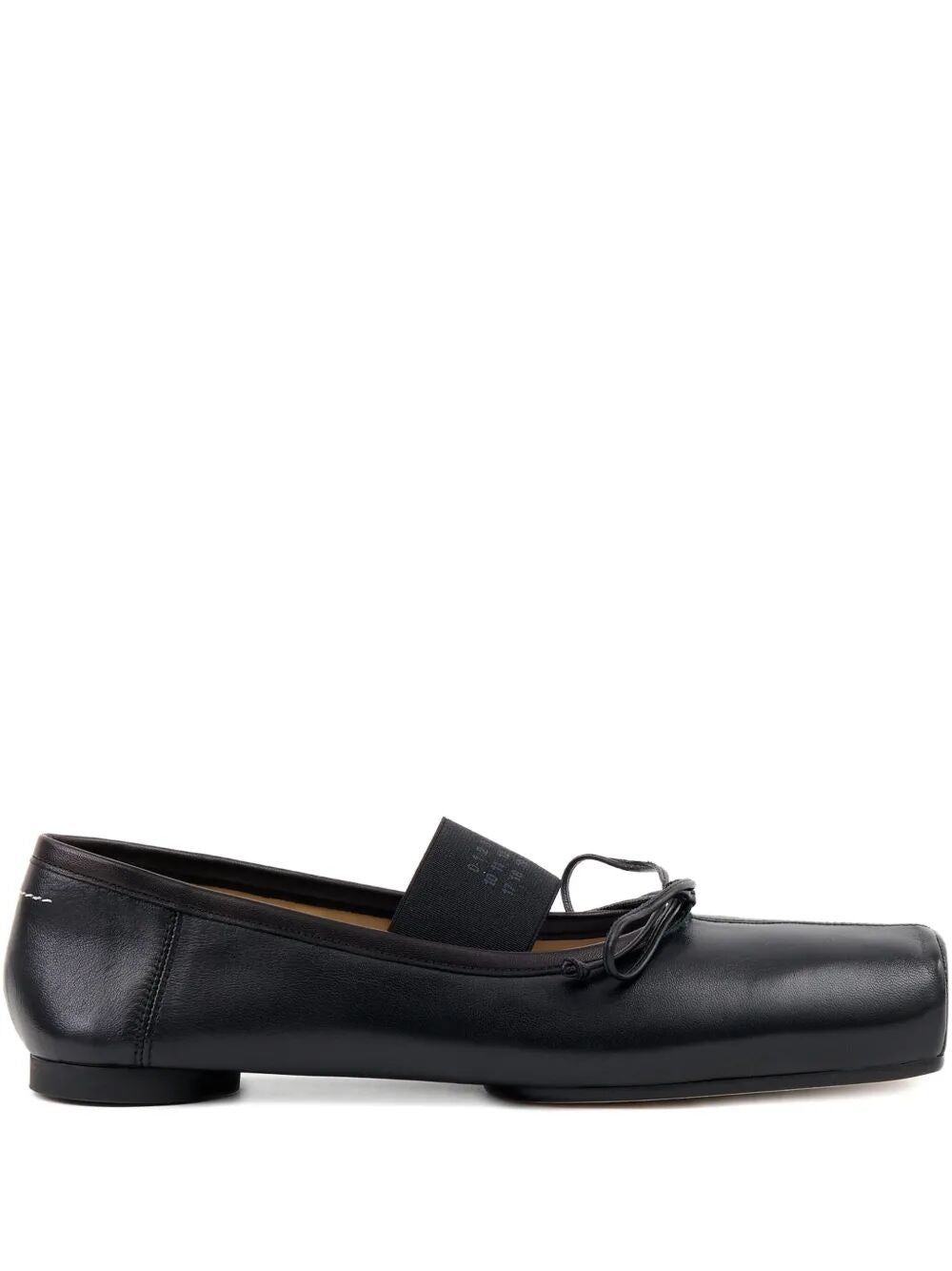 MM6 MAISON MARGIELA Leather Flats for Women - FW25 Collection