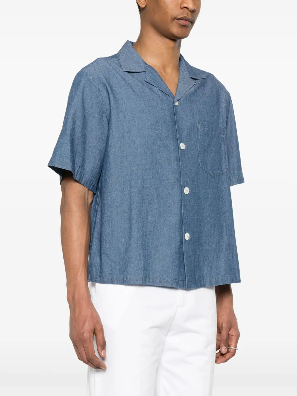 ASPESI Men's Mini Blue Shirt for SS25