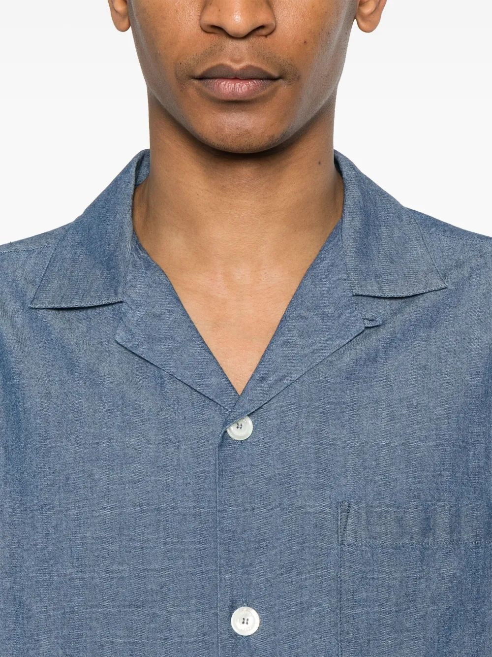 ASPESI Men's Mini Blue Shirt for SS25
