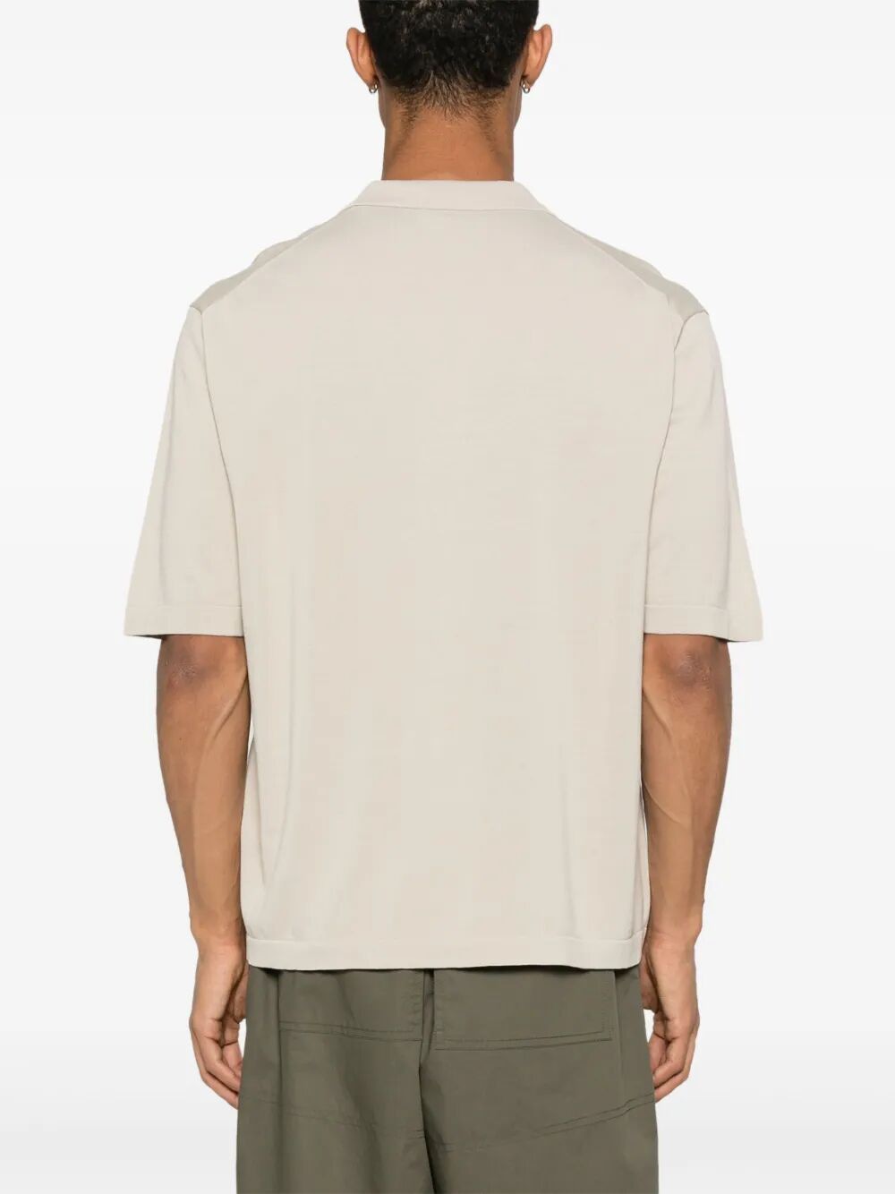 ASPESI Men's Short Sleeves Bowling Shirt