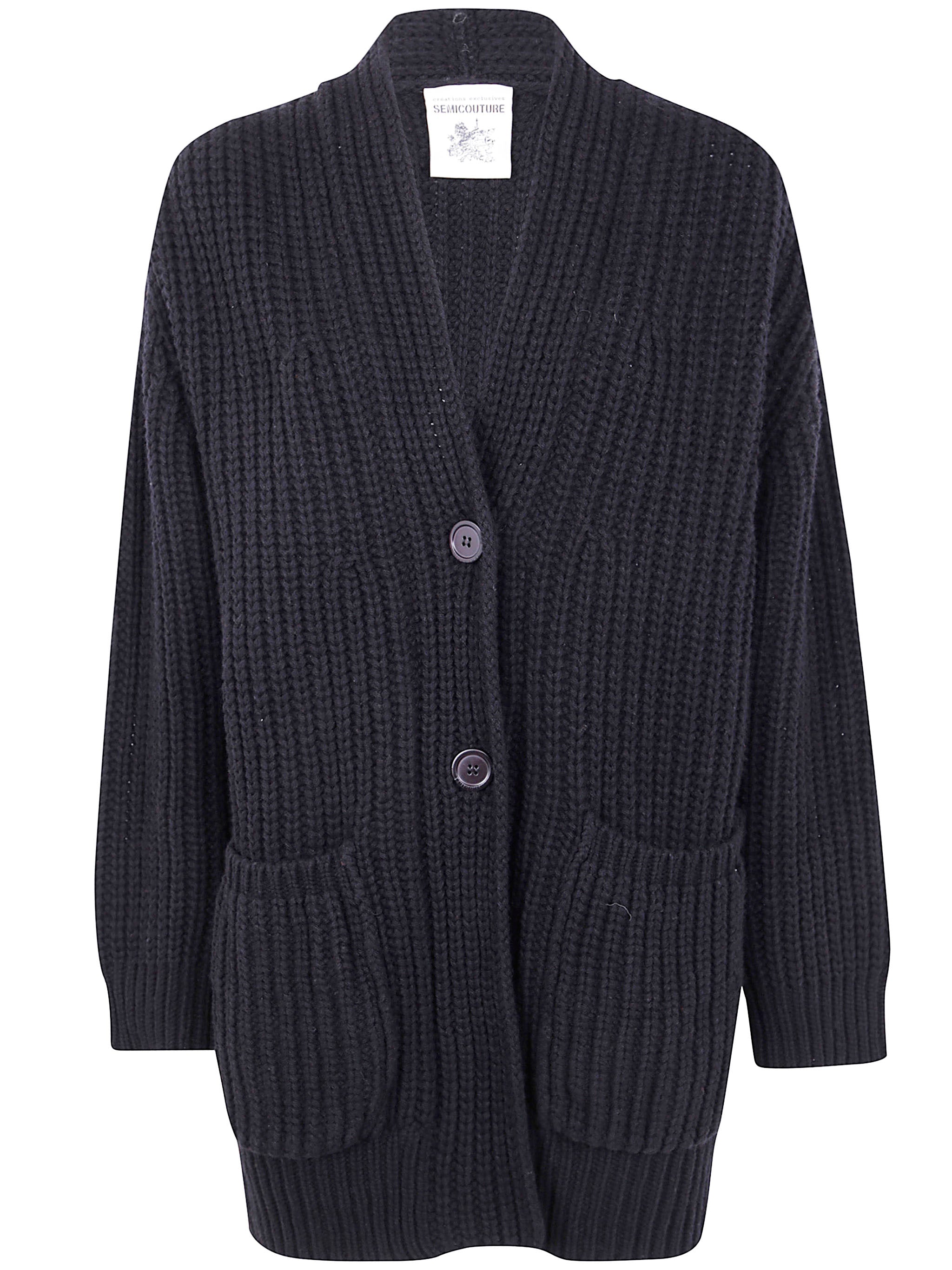 SEMICOUTURE Wool Blend Cardigan