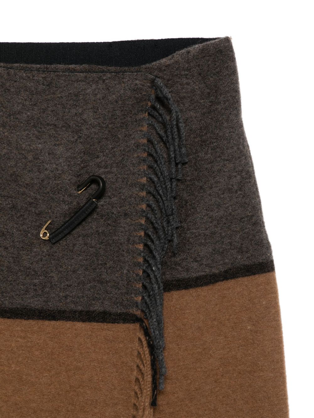 SEMICOUTURE Wool Blend Wrap Scarf