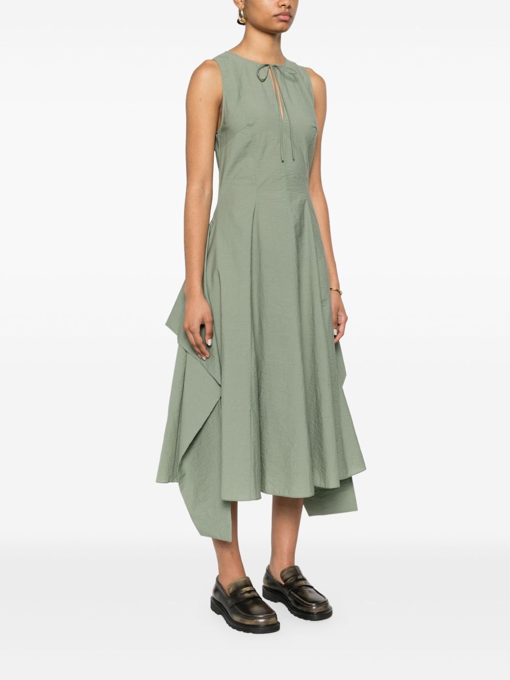 LOEWE Cotton Blend Midi Dress