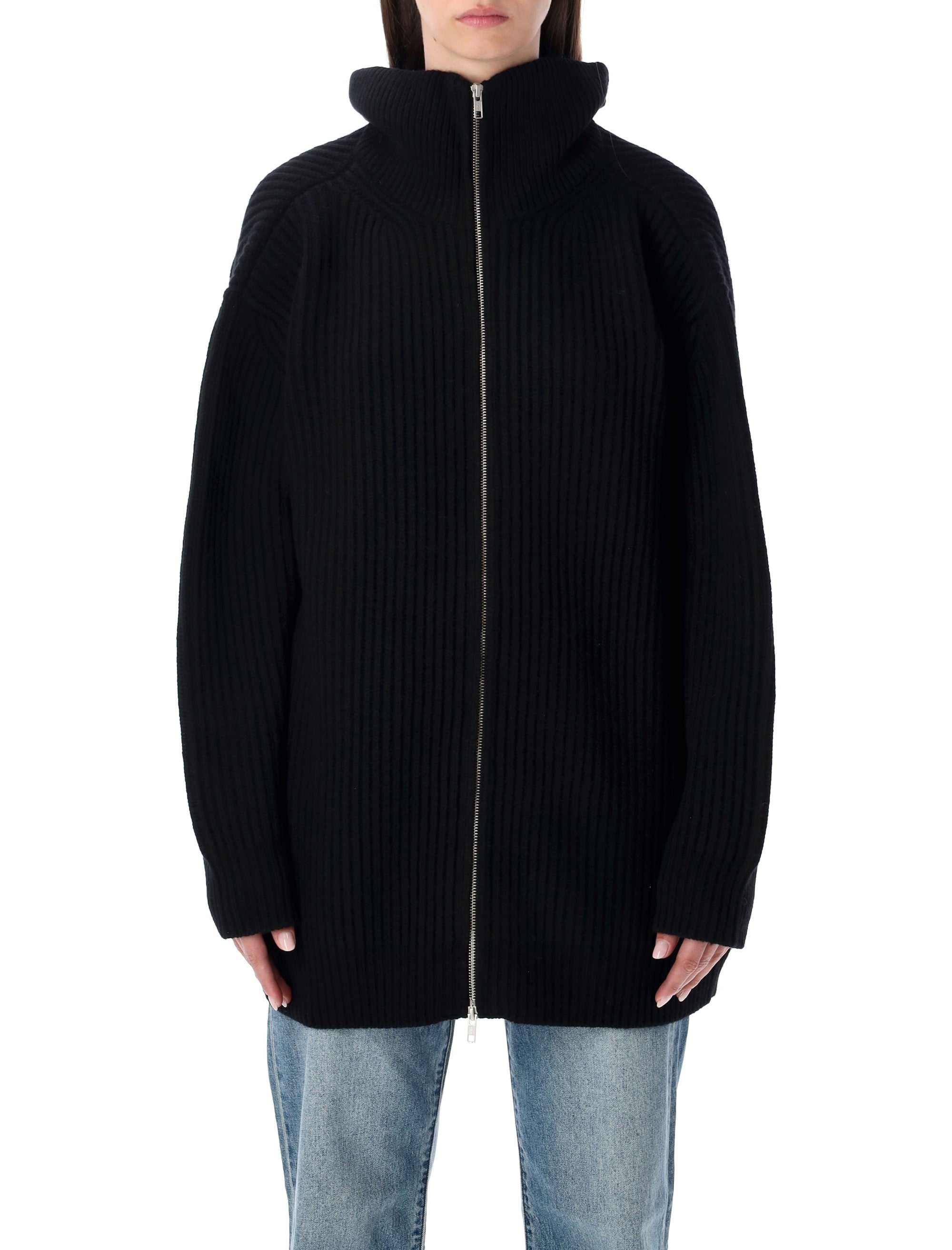 MM6 MAISON MARGIELA Ribbed Wool-Blend Cardigan Dress
