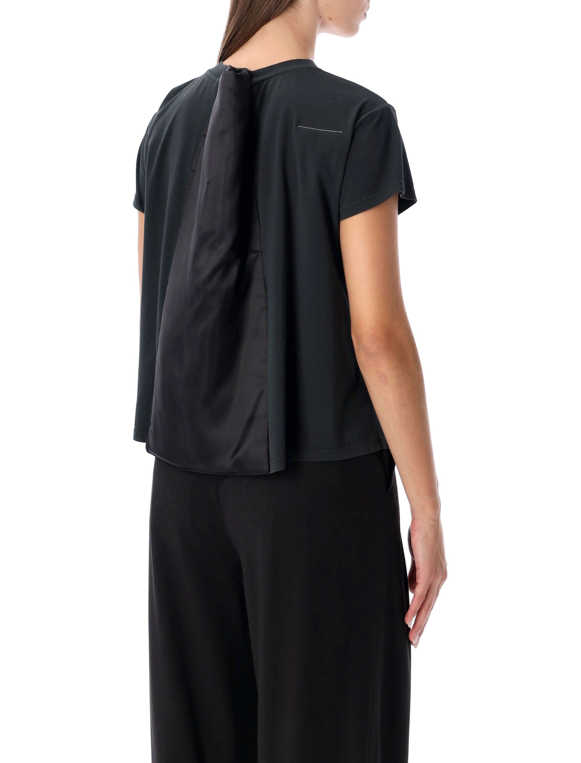 MM6 MAISON MARGIELA Foulard Style Back T-Shirt - FW25 Collection