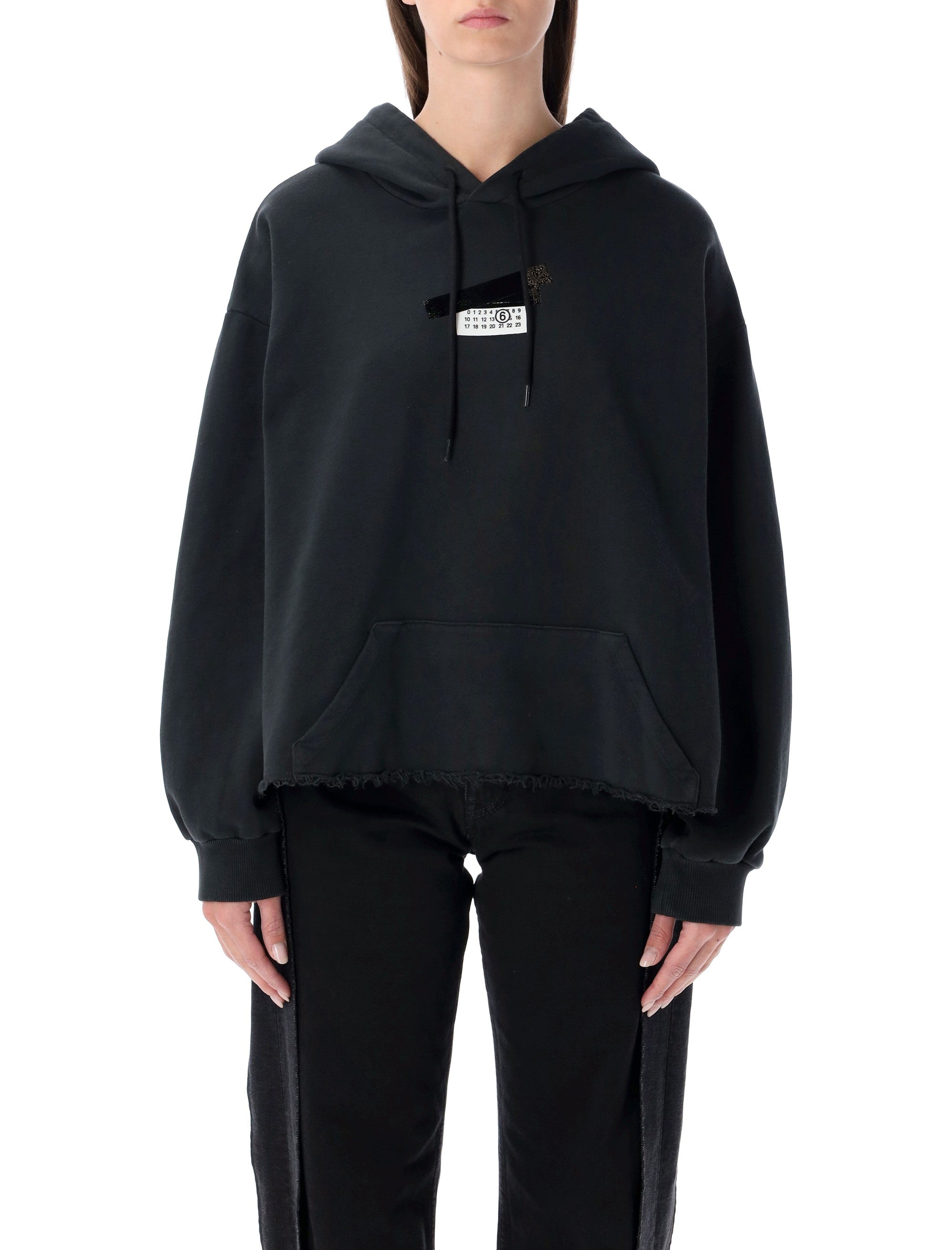 MM6 MAISON MARGIELA Oversized Logo Hoodie - Women's Size S
