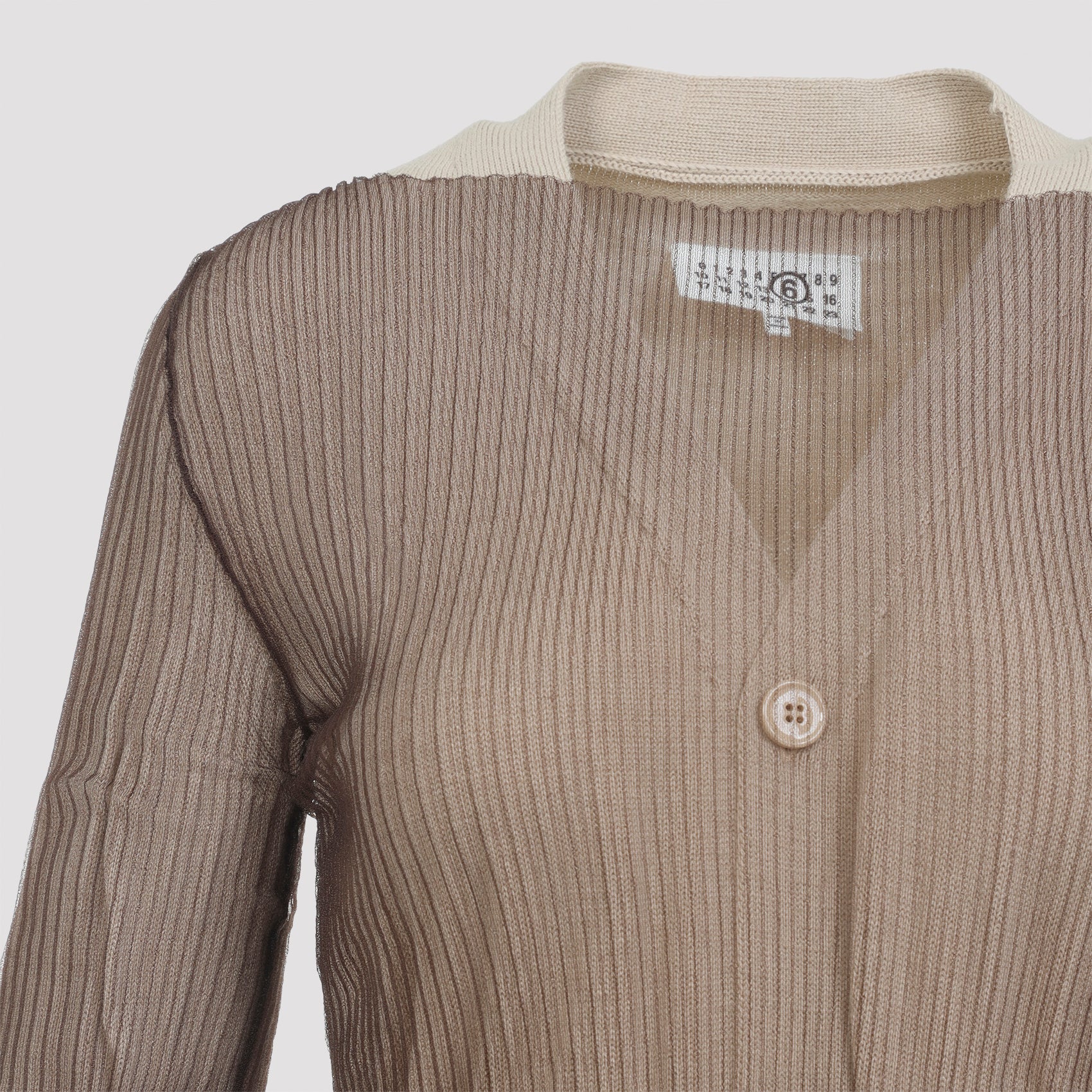 MM6 MAISON MARGIELA Elegant Cardigan with Premium Wool Blend