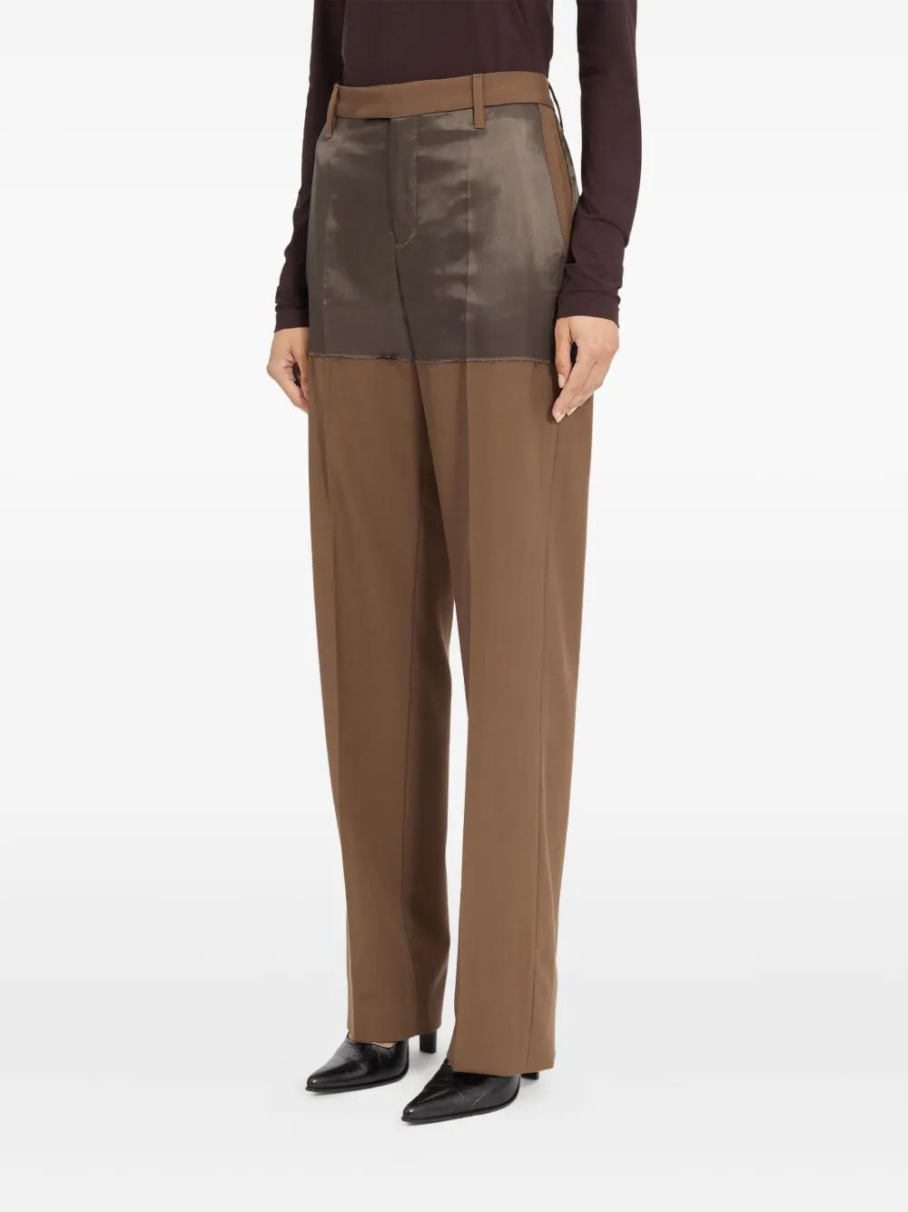 MM6 MAISON MARGIELA Chic Polyester Blend Pants for Women - FW25