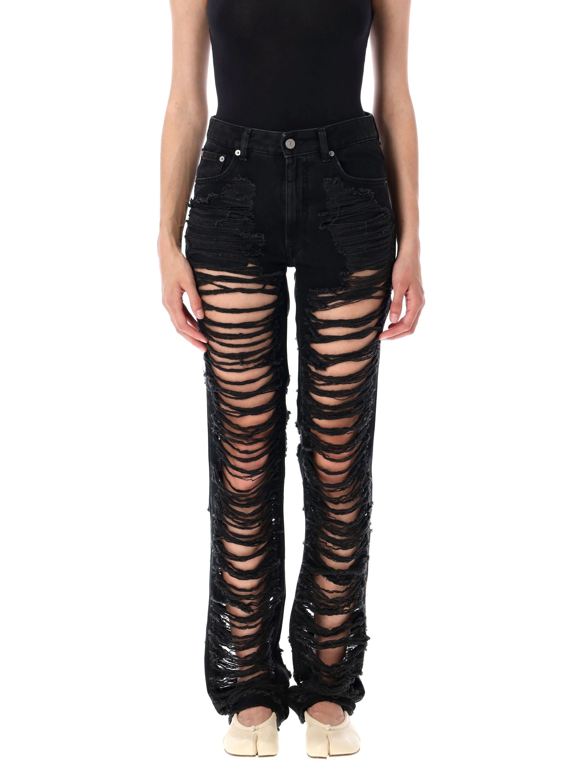 MM6 MAISON MARGIELA Skinny Denim Pants for Women - SS25 Collection