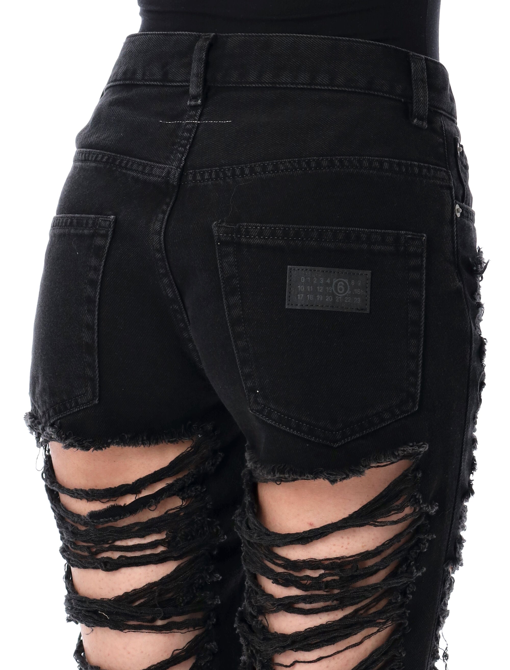 MM6 MAISON MARGIELA Skinny Denim Pants for Women - SS25 Collection