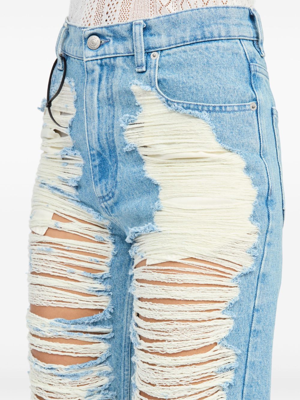 MM6 MAISON MARGIELA Classic Denim Jeans with Concealed Fly - Women