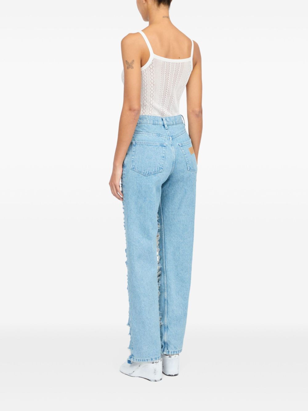 MM6 MAISON MARGIELA Classic Denim Jeans with Concealed Fly - Women
