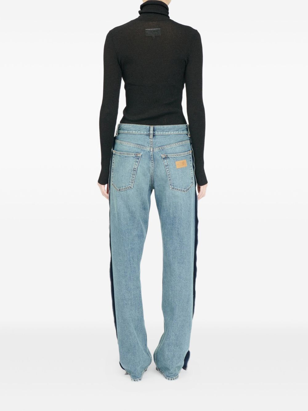 MM6 MAISON MARGIELA Tapered Denim Cotton Jeans - Women's FW25