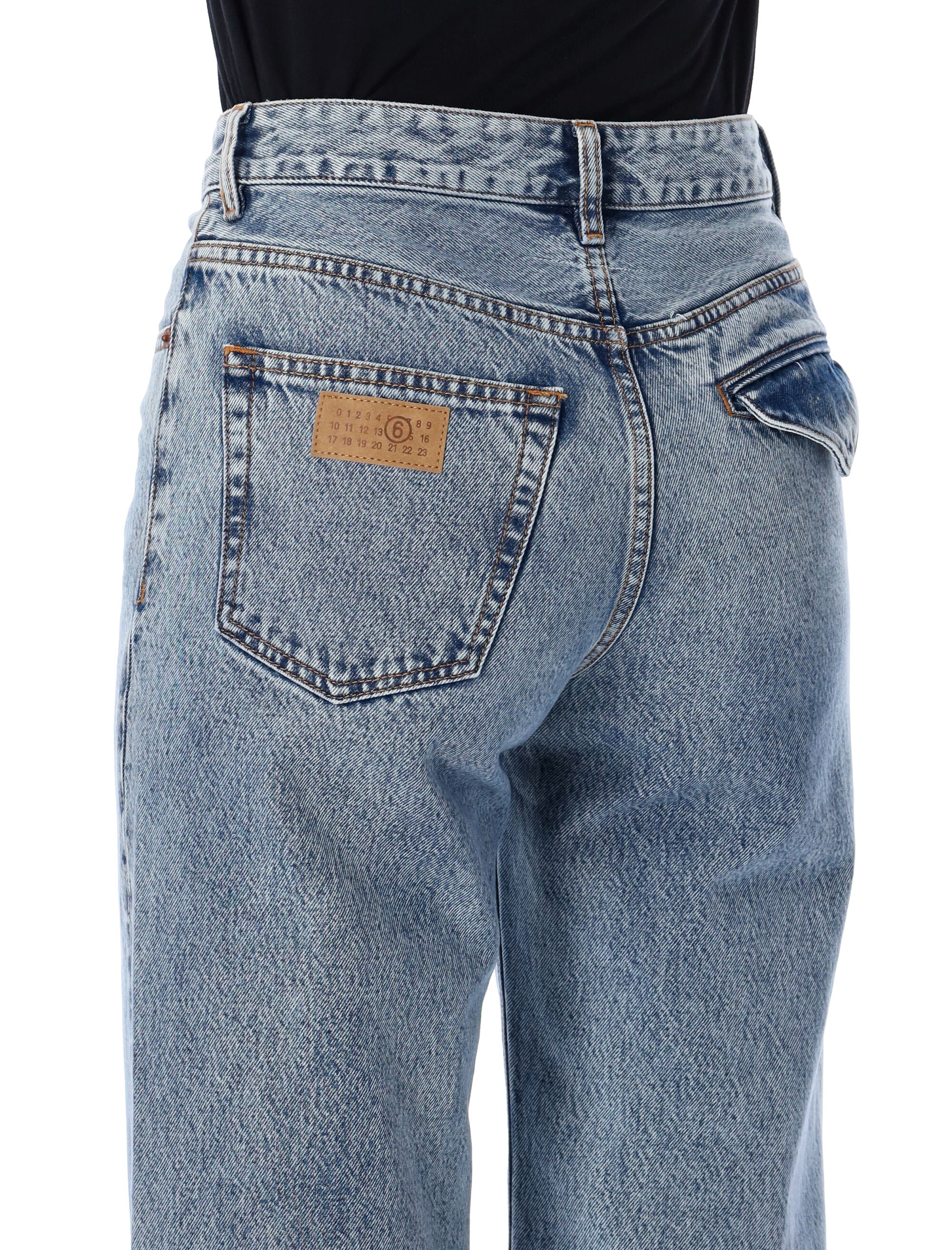 MM6 MAISON MARGIELA High-Waisted Denim Jeans for Women