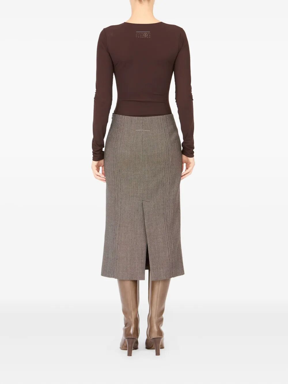 MM6 MAISON MARGIELA Chic Midi Skirt for Women