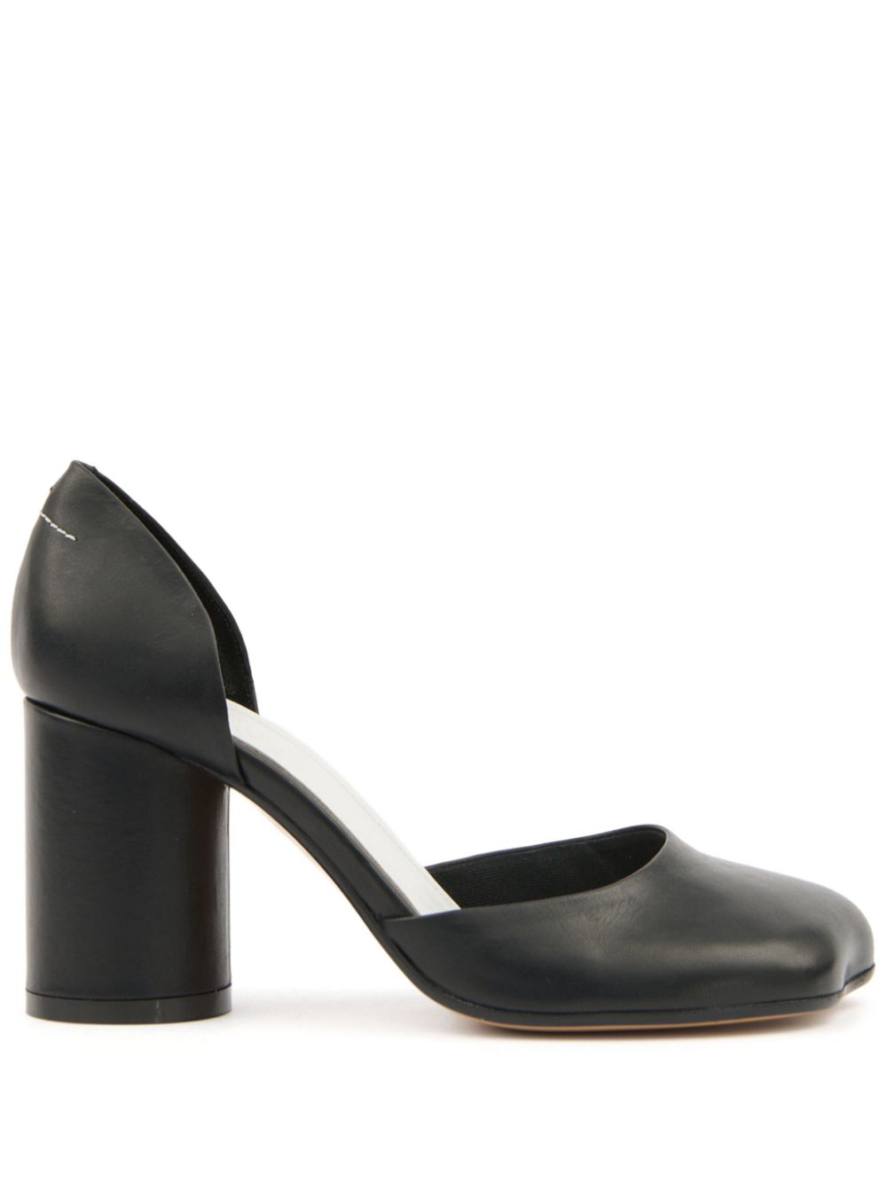MM6 MAISON MARGIELA Asymmetric Toe High Block Heel Pumps