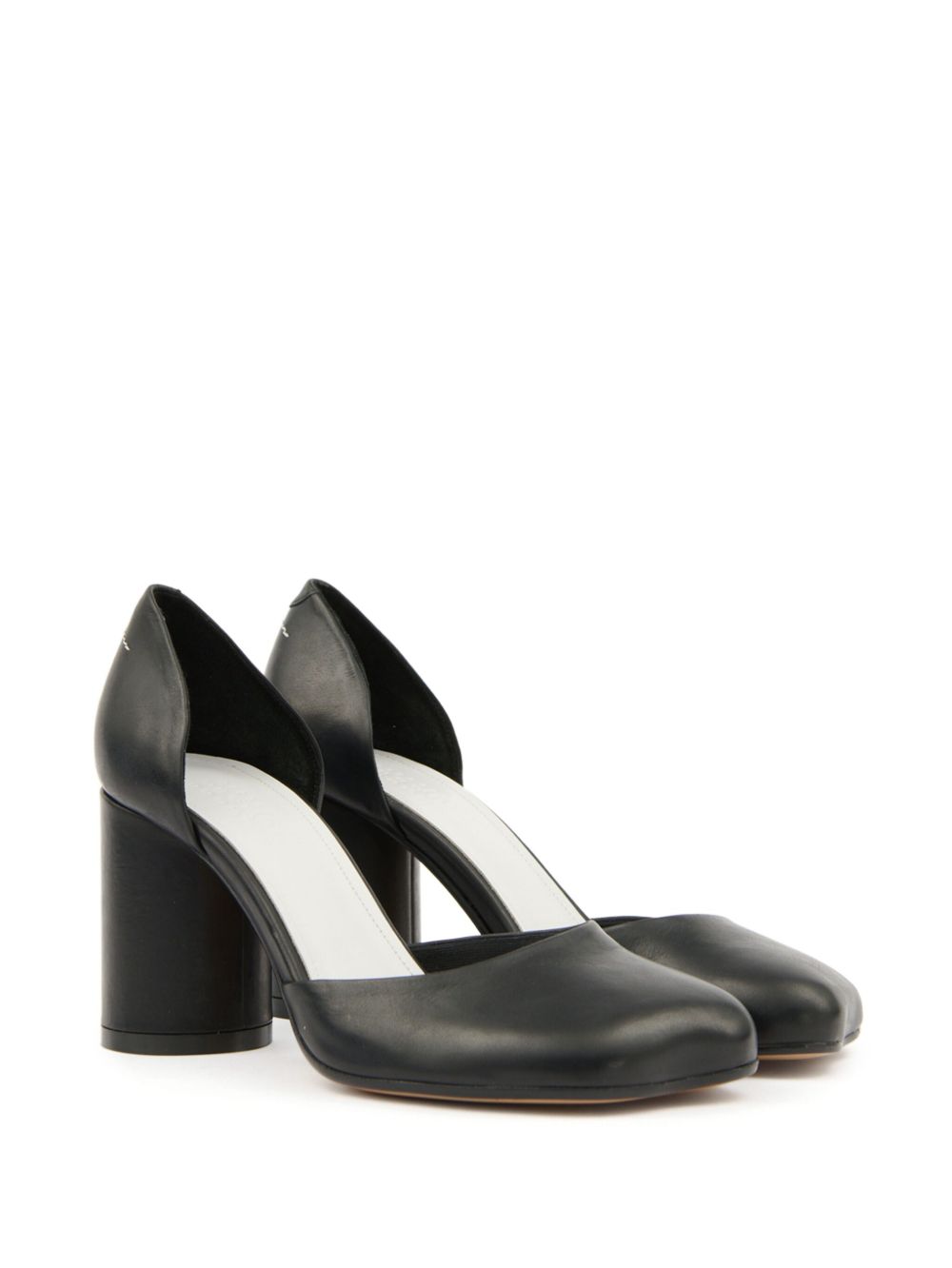 MM6 MAISON MARGIELA Asymmetric Toe High Block Heel Pumps