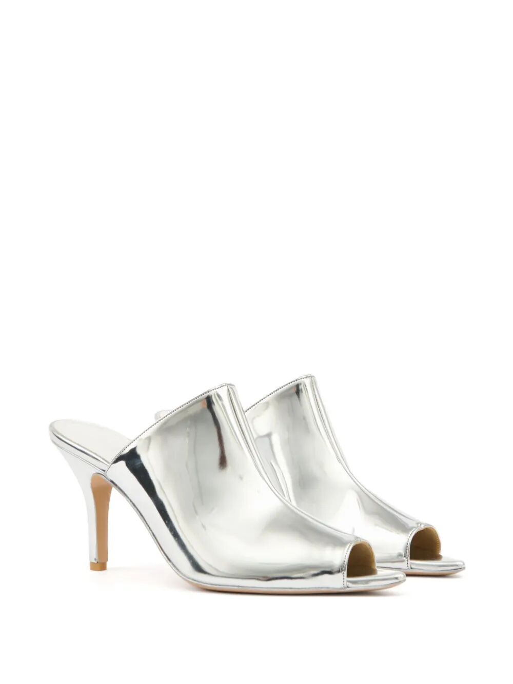 MM6 MAISON MARGIELA Metallic Sandals for Women - SS25 Collection