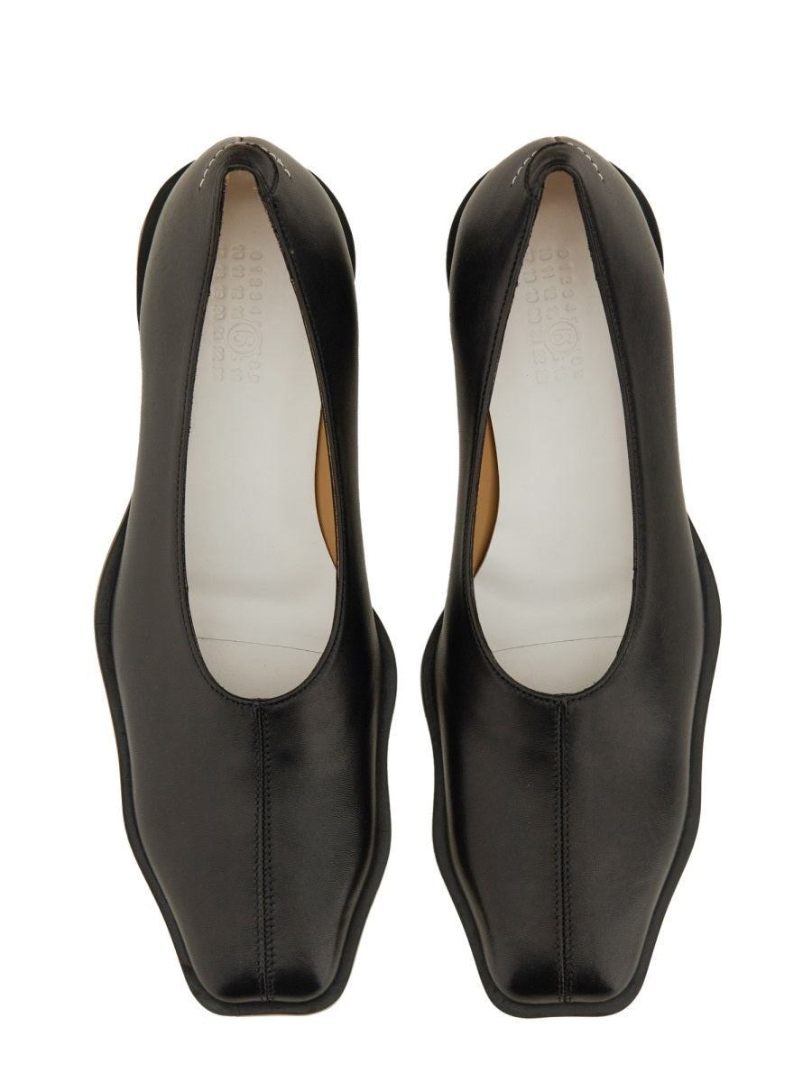 MM6 MAISON MARGIELA Leather Ballerina Flats