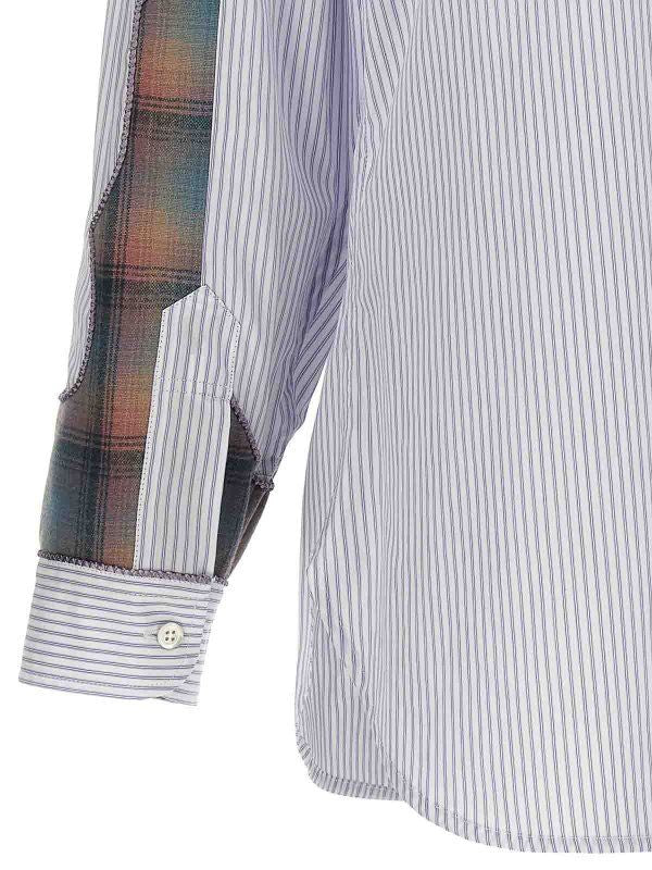 MAISON MARGIELA Striped Shirt with Button Front Closure