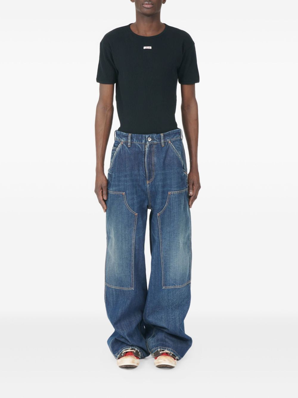 MAISON MARGIELA Wide-Leg Denim Jeans