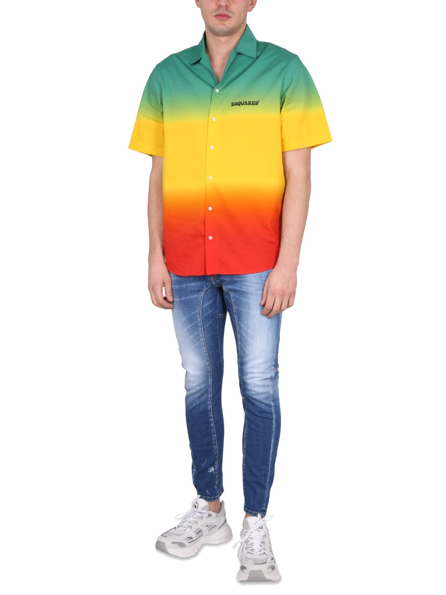 DSQUARED2 Men's Mini Bowling Shirt