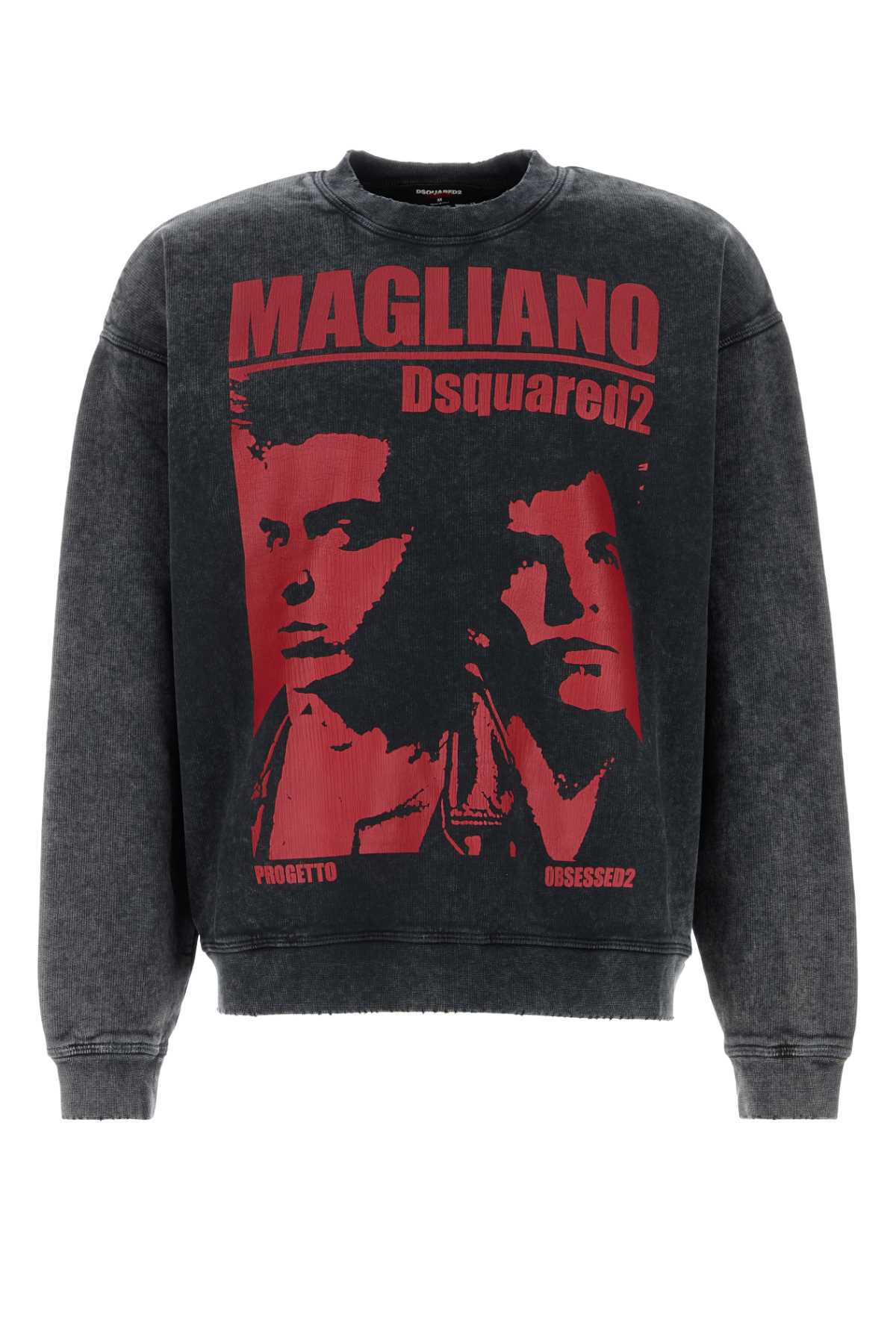 DSQUARED2 Vintage Effect Logo Sweatshirt for Men