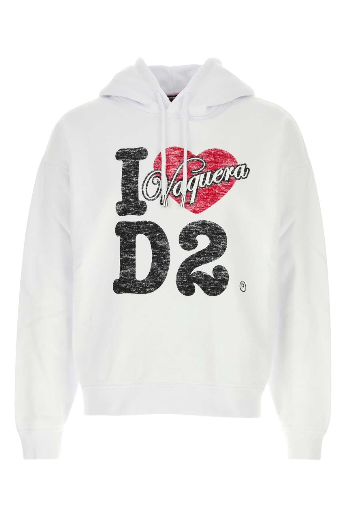 DSQUARED2 Relax Fit Hoodie for Men - FW25 Collection