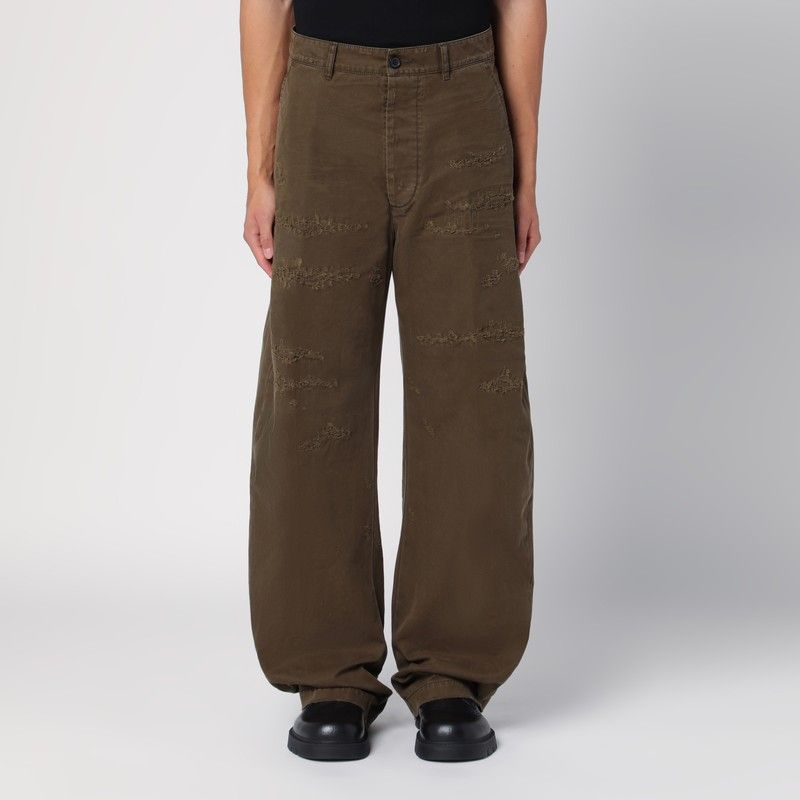 DSQUARED2 Wide Trousers with Wear - Men's Style