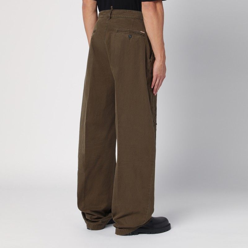 DSQUARED2 Wide Trousers with Wear - Men's Style