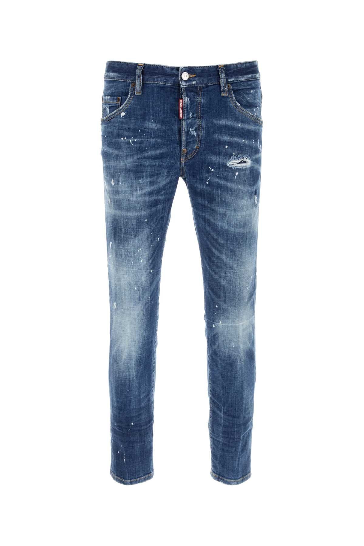 DSQUARED2 Stretch Denim Skater Jeans
