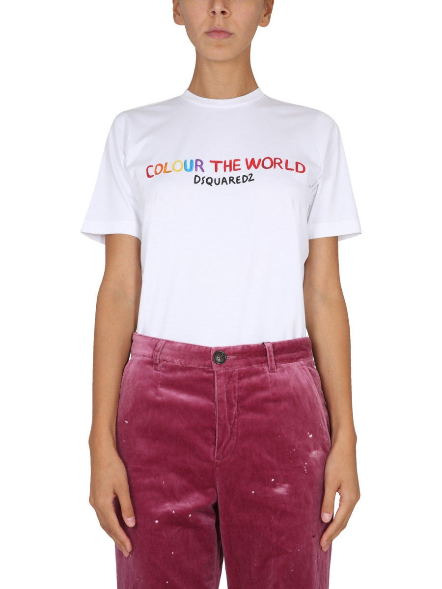 DSQUARED2 Logo Print Women's T-Shirt