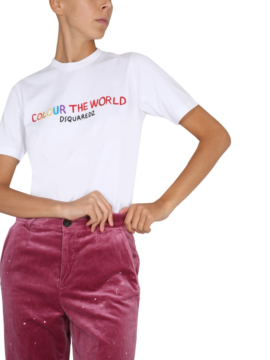 DSQUARED2 Logo Print Women's T-Shirt