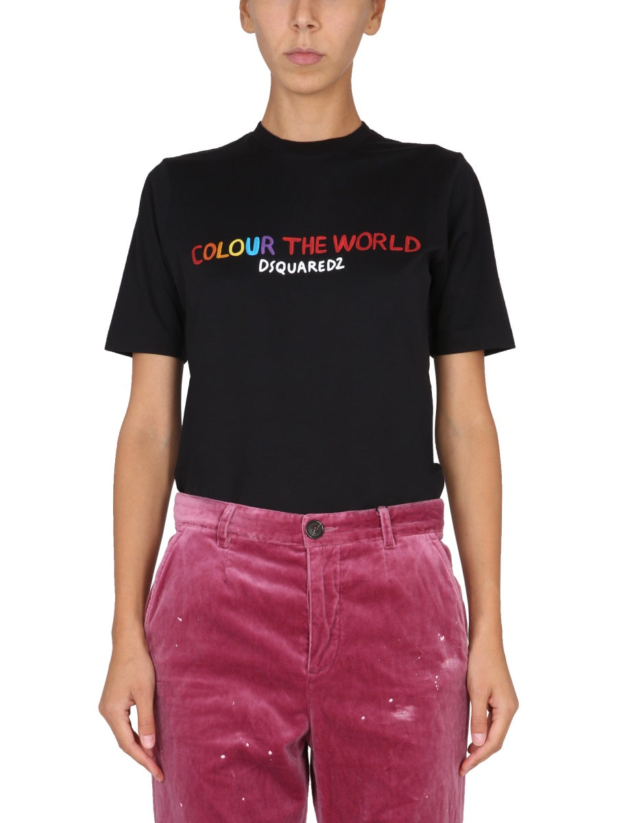 DSQUARED2 Logo Print T-Shirt