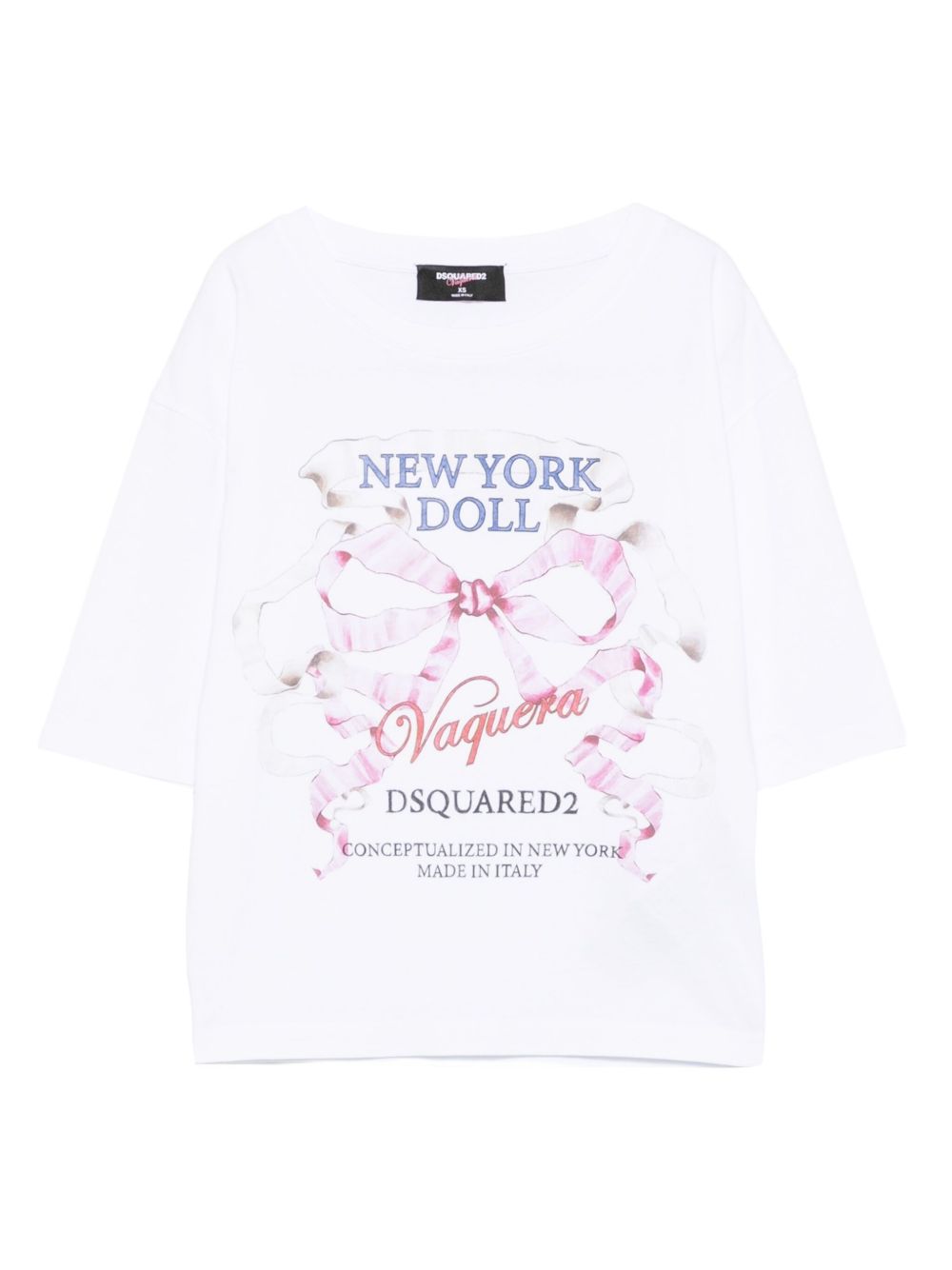 DSQUARED2 Short Sleeve Crew Neck Cotton T-Shirt