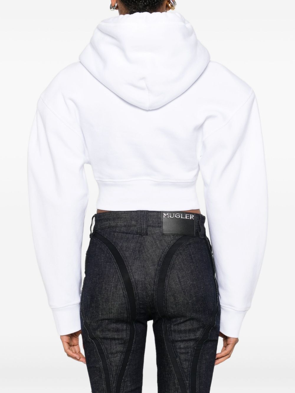 DSQUARED2 Cropped Logo Hoodie for Women
