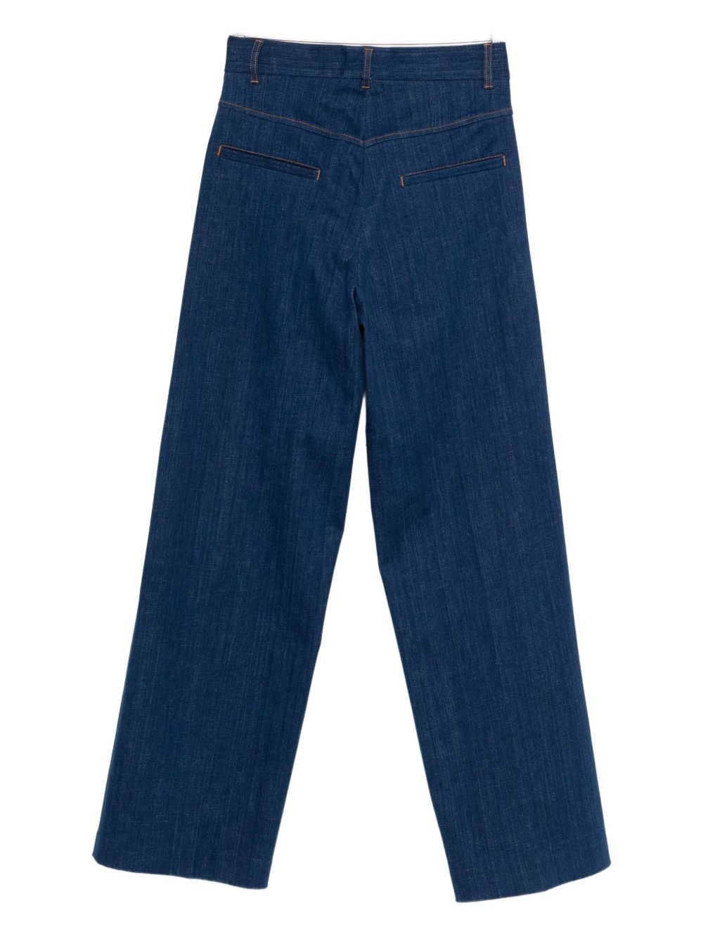 DSQUARED2 Cotton Blend Denim Pants with Belt Loops - Women's