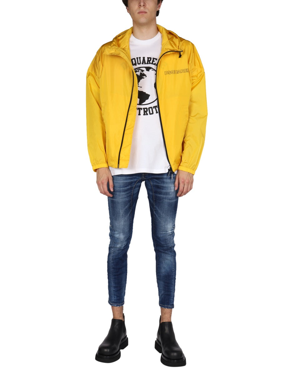 DSQUARED2 Men's Windbreaker with Logo