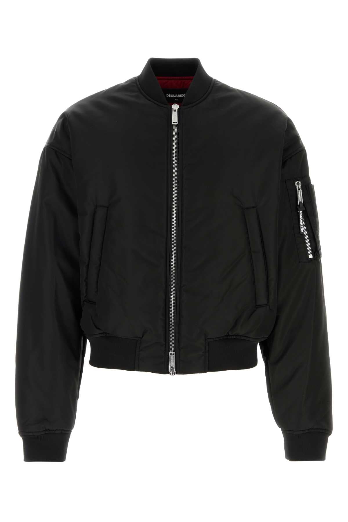 DSQUARED2 Men's 80's Inspired Nylon Bomber Jacket