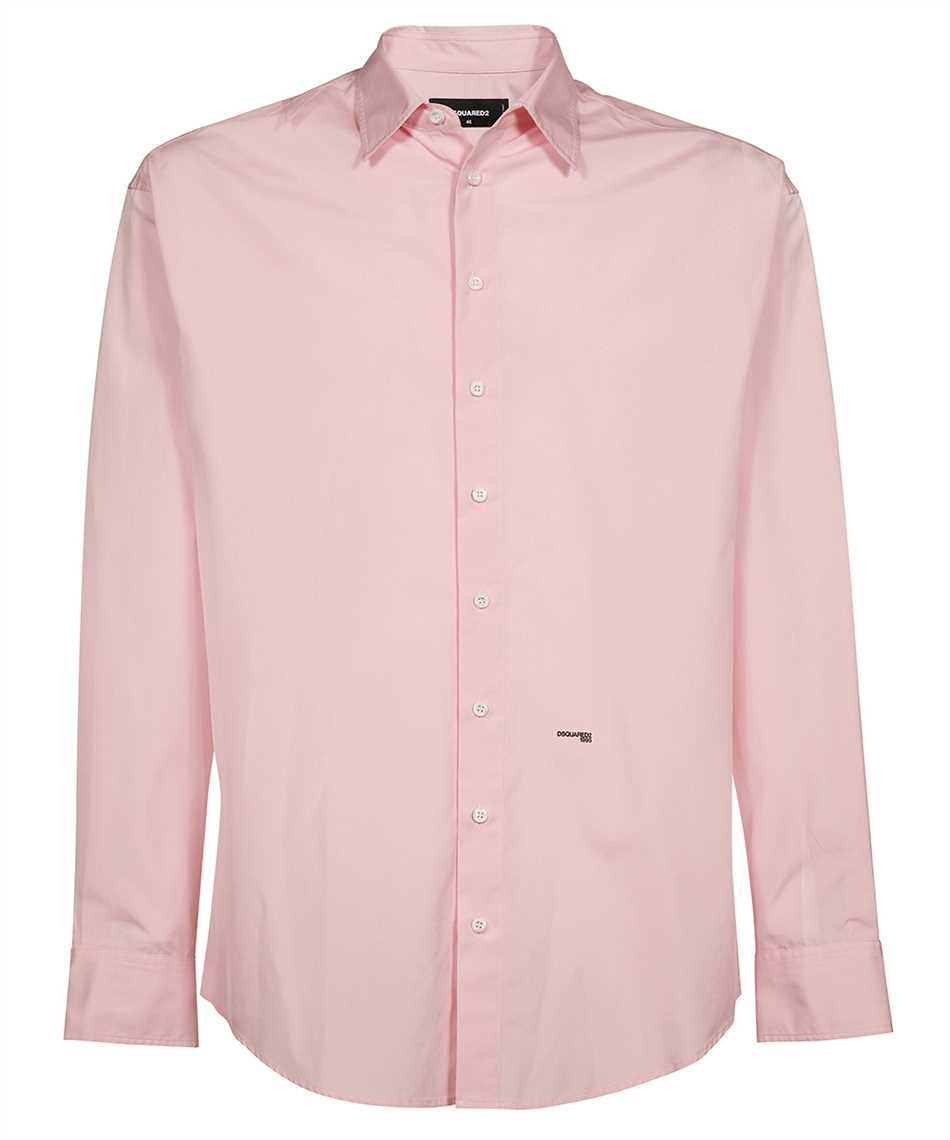 DSQUARED2 Rounded Hem Cotton Shirt for Men - SS23