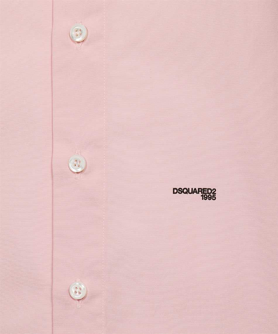 DSQUARED2 Rounded Hem Cotton Shirt for Men - SS23