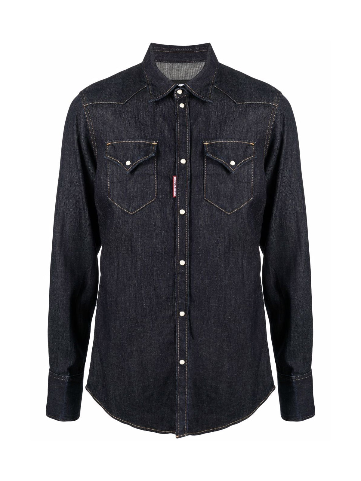 DSQUARED2 Hemp Western Denim Shirt for Men - FW24 Collection