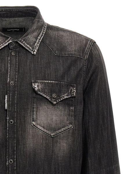 DSQUARED2 Men's Denim Western Shirt - SS25 Collection