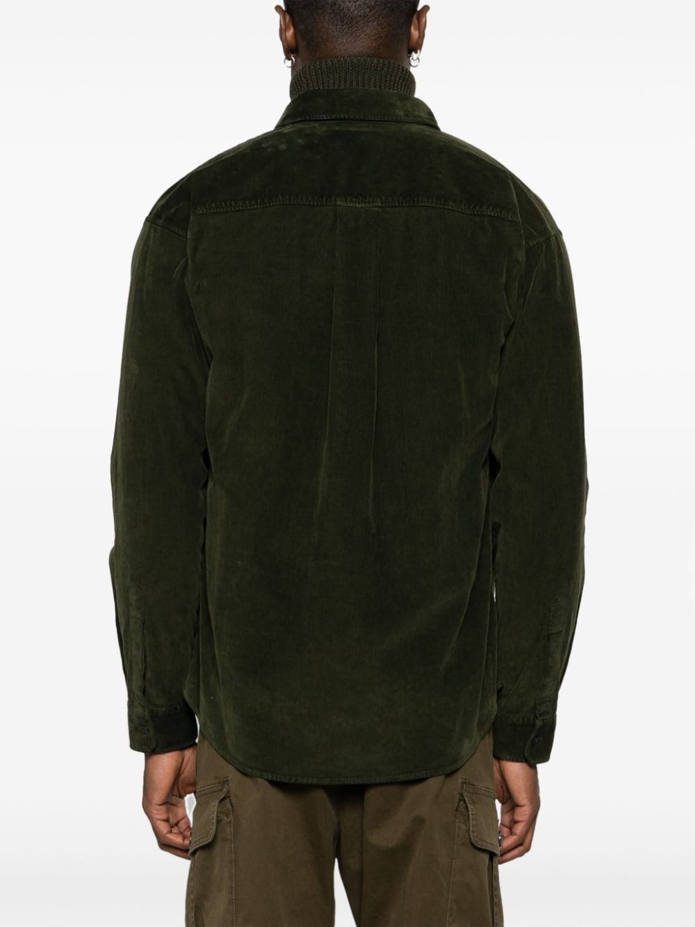 DSQUARED2 Corduroy Shirt with Buttoned Flap Pockets for Men