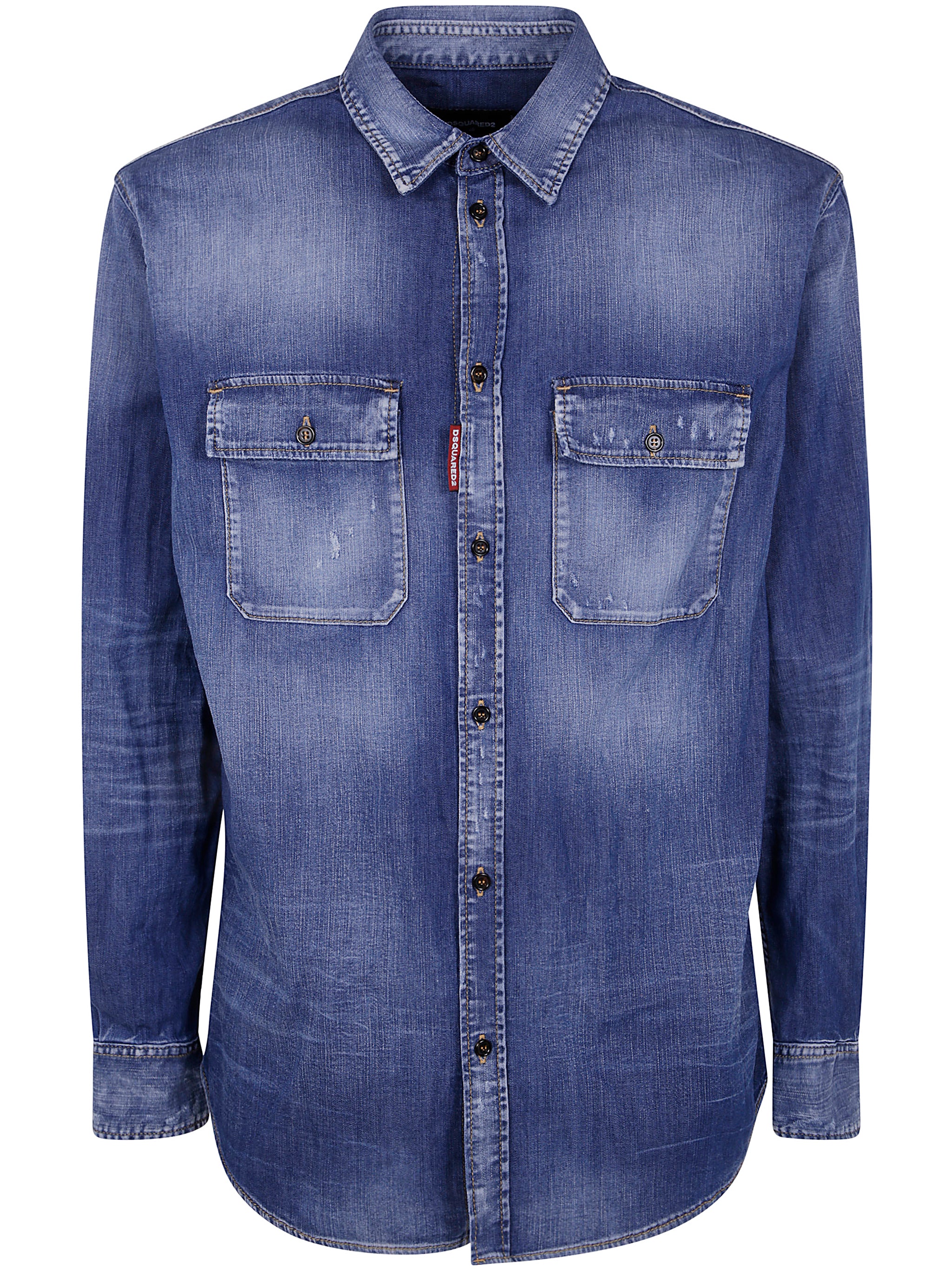 DSQUARED2 Washed Denim Shirt for Men