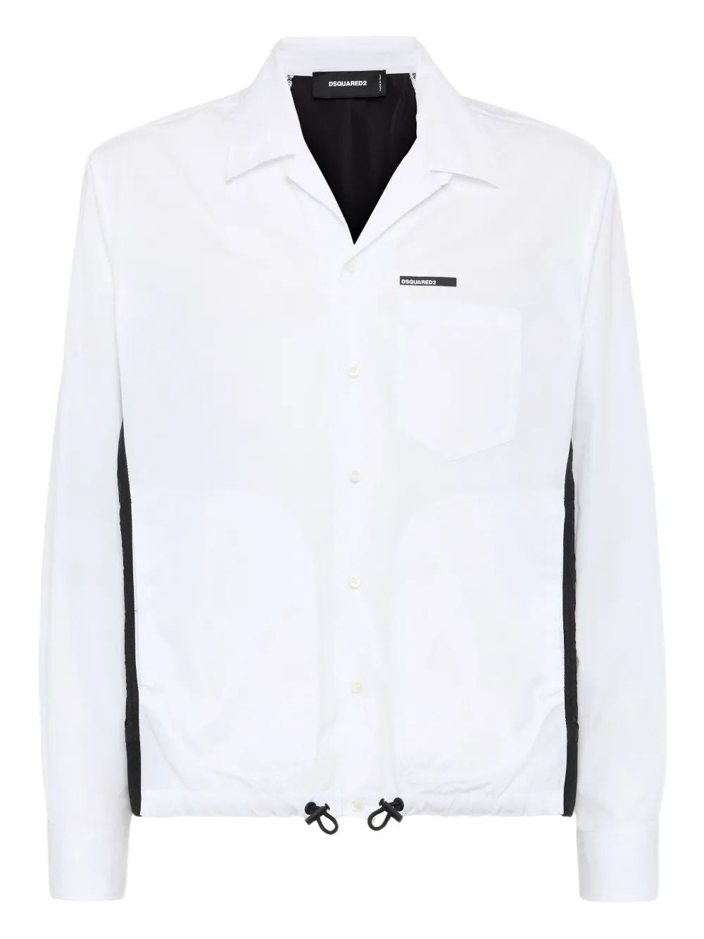 DSQUARED2 Drawstring-Hem Shirt for Men - FW25 Collection