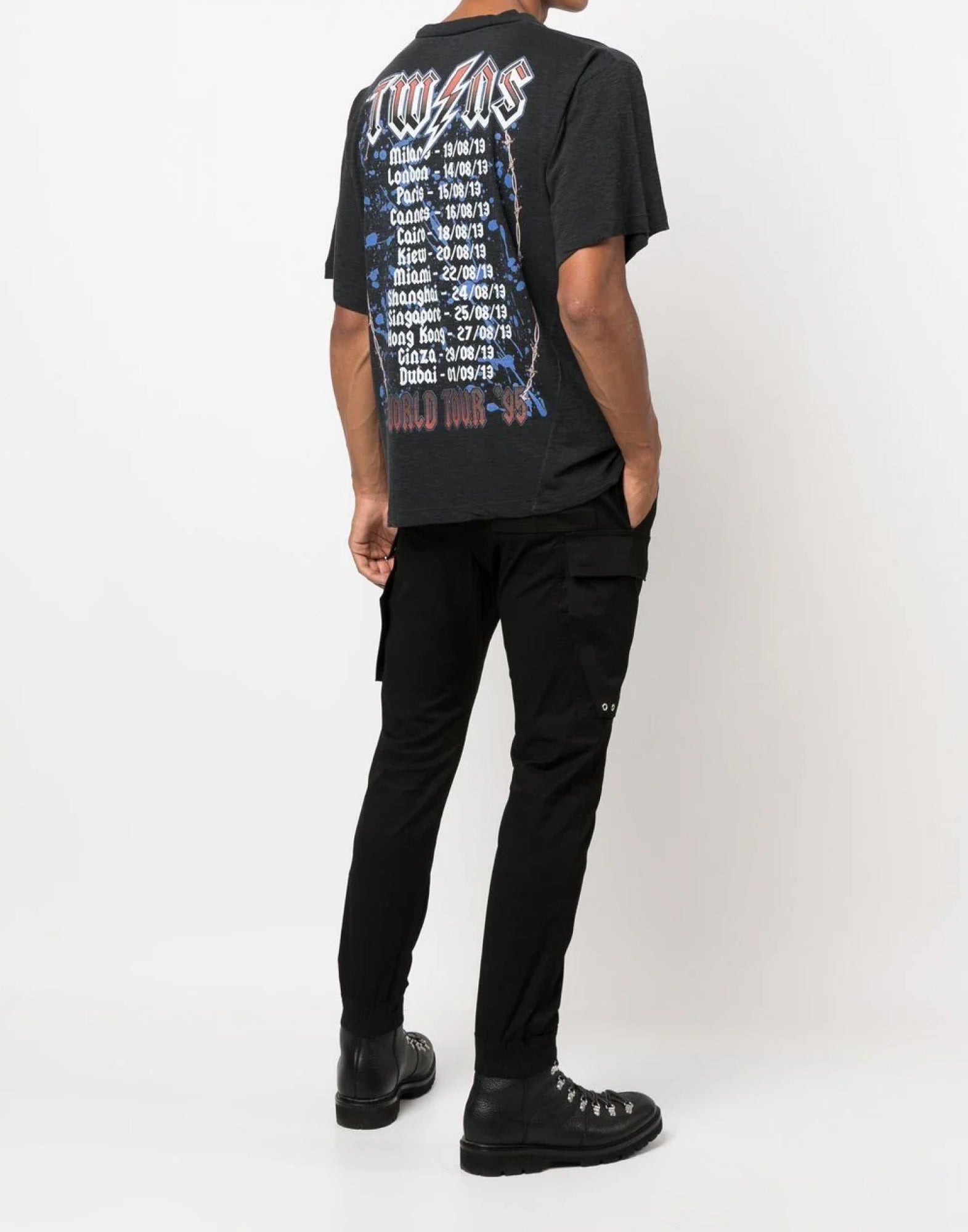 DSQUARED2 Iron Logo Printed Short Sleeve T-Shirt